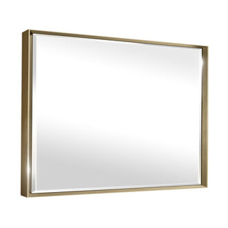 Lohoski Decorative Wall Mirror Beveled Design Bathroom Vanity Mirror Accent Mirror Finish