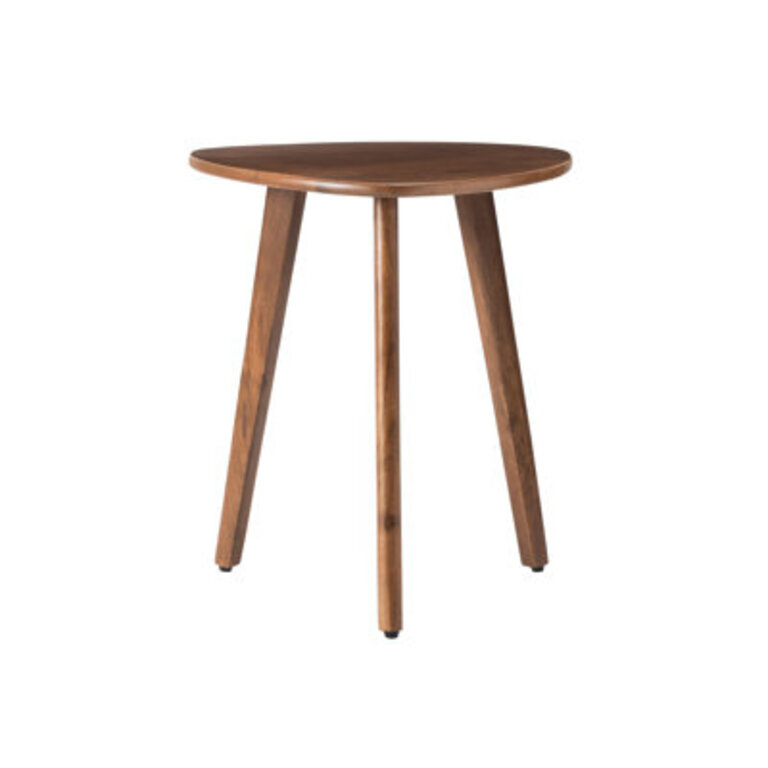 Azori 18 Solid Wood 3-Leg End Table with Triangular Top