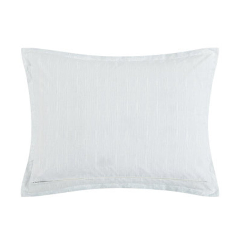 Poppy  Fritz Olivia Blue Cotton Reversible Comforter Set