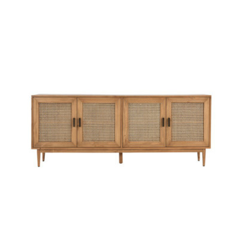 Genie Solid Wood 4 - Door Sideboard