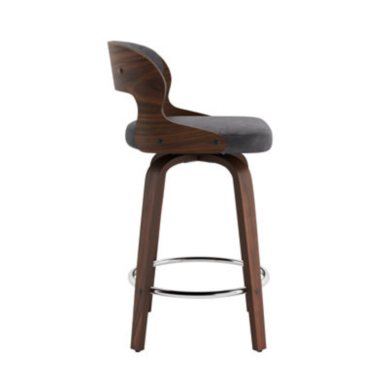 Maxos Outdoor Swivel Chair: Scarlet