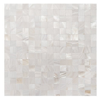 118 x 118 Peel  Stick Seashell Mosaic TilePack of 6