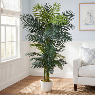 78 Faux Palm Tree in Pot