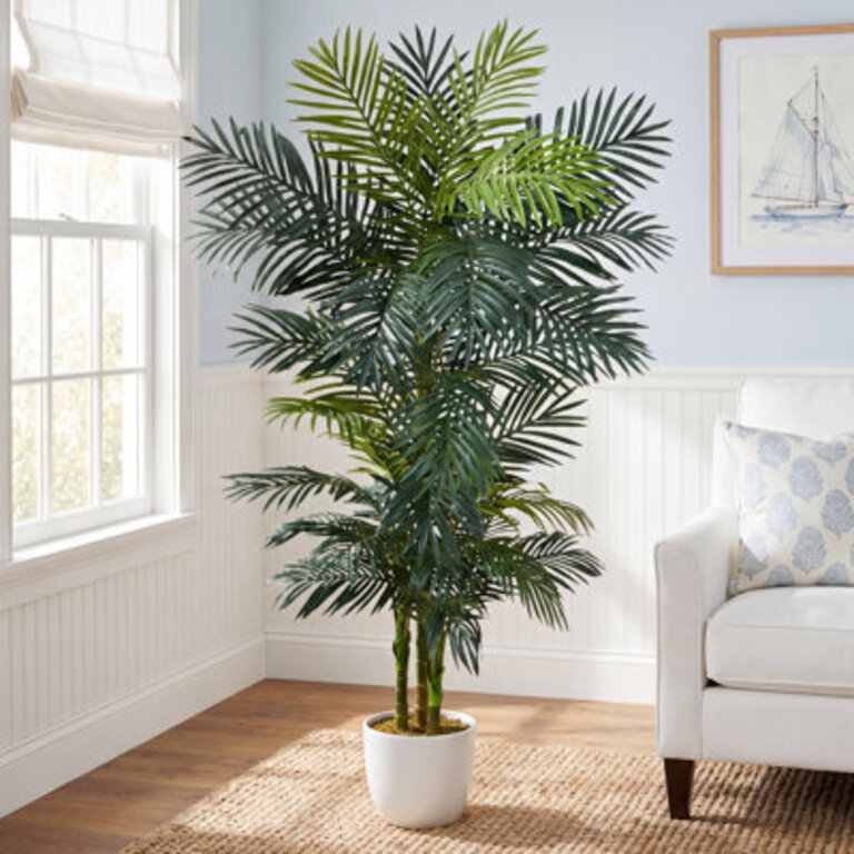 78 Faux Palm Tree in Pot