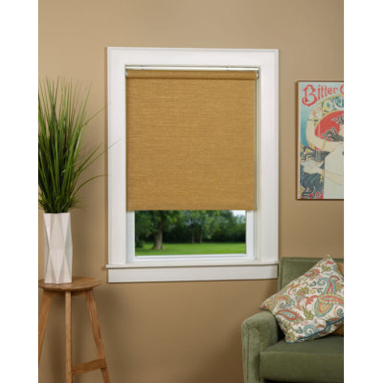 Almanzar Semi Sheer Paper Roll-Up Shade