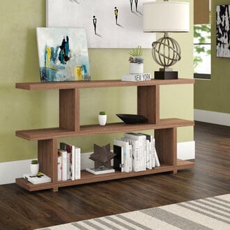 Annora Wood Etagere Bookcase