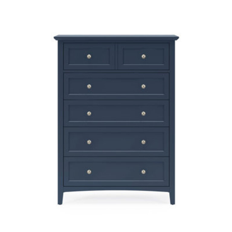 Renee 40 W 5-Drawer Solid and Manufactured Wood Chest