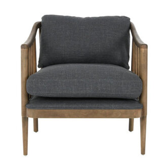 Cardella 28 W Full Grain Leather Armchair