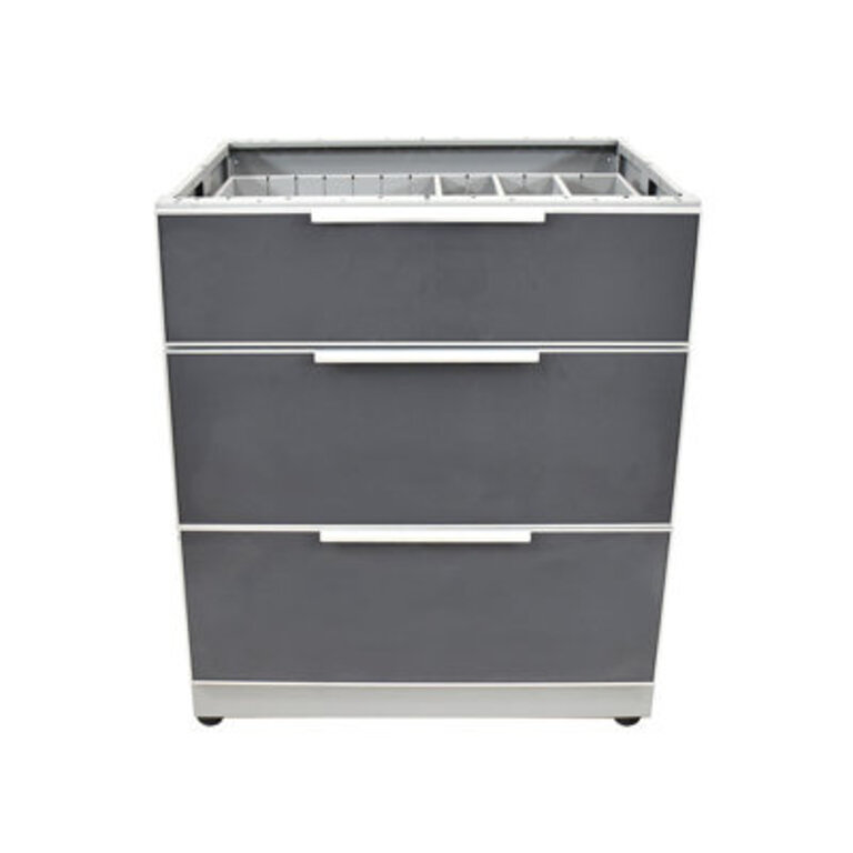 Blue Sky Outdoor Living 30 Outdoor Kitchen Cabinet with 3 Drawers - 1 Modular Outdoor Kitchen Cabinet