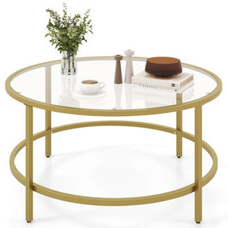 Glass Top Coffee Table