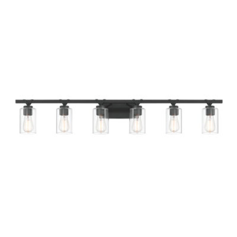 Knudson 6 - Light Bathroom Steel Dimmable Bathroom Vanity Light