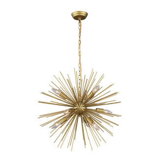 Chisem 9 - Light Gold Sputnik Pendant