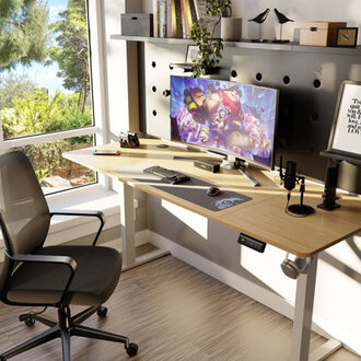 Gilman Home Office Height Adjustable Standing Desk