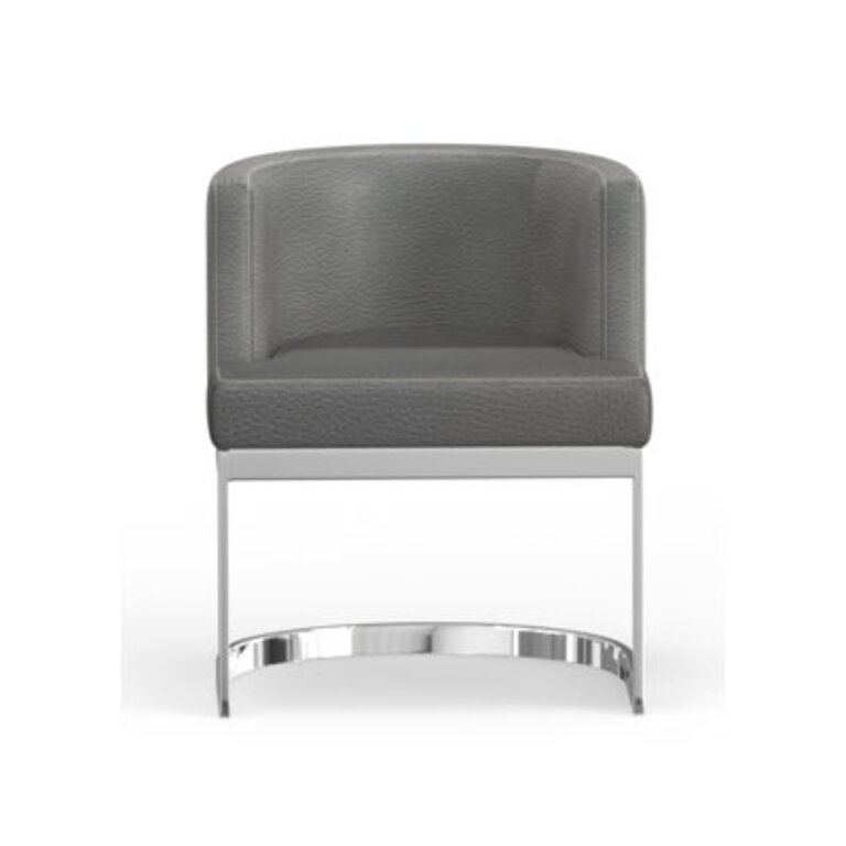 Hopedale 18 H Faux Leather Upholstered Armchair