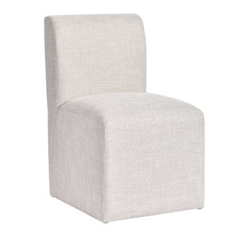 Ritney Down Fill Dining Chair with Casters