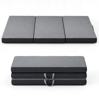 Tri-fold 6 Memory Foam Mattress Foldable Futon Floor Mattress Pad in a Box Extra Support Portable Folding Murphy Bed Mattress With Washable Removable Cover