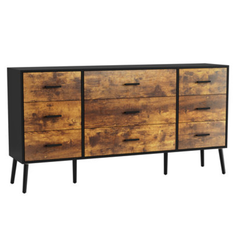Norvil 9-Drawer 614 W Dresser with Tipover Restraint