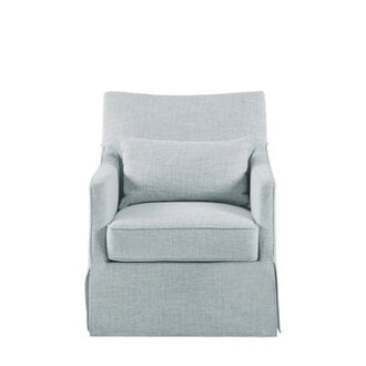 Martha Stewart London 360Swivel Armchair with Lumbar Pillow