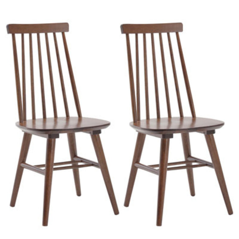 Alvie Modern Farmhouse Windsor Back Dining Chairs