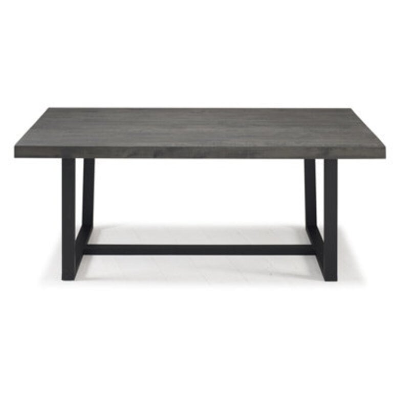 Amarapal Pine Rectangular Solid Wood Top with Solid Wood Base Dining Table