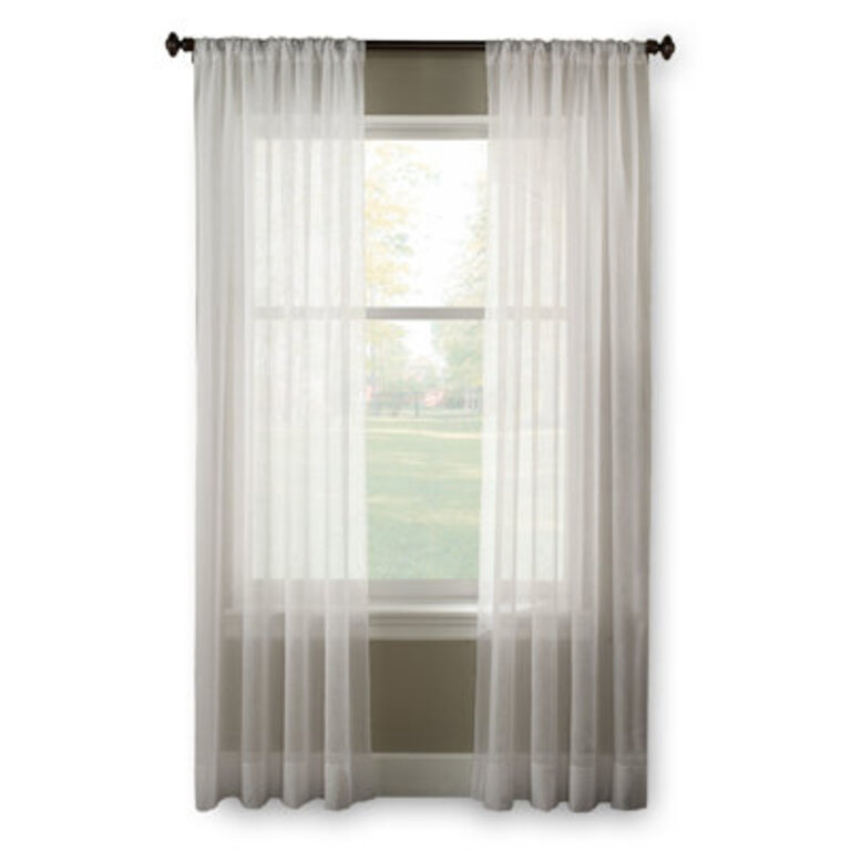 Curtainworks Soho Voile Pole Top--SET OF 2