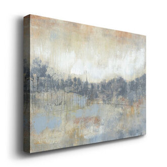 Cool Grey Horizon I  Painting Print