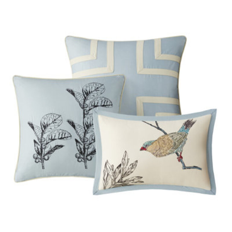 Quincy Reversible 7 Piece Printed Cotton Twill Comforter Set