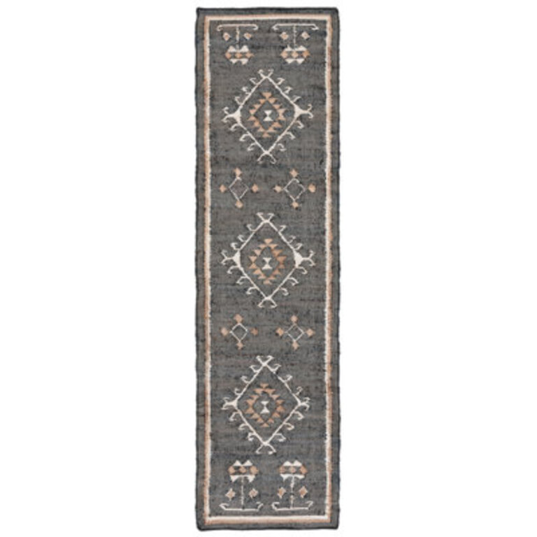 Mickie Southwestern Handmade Flatweave Jute Area Rug