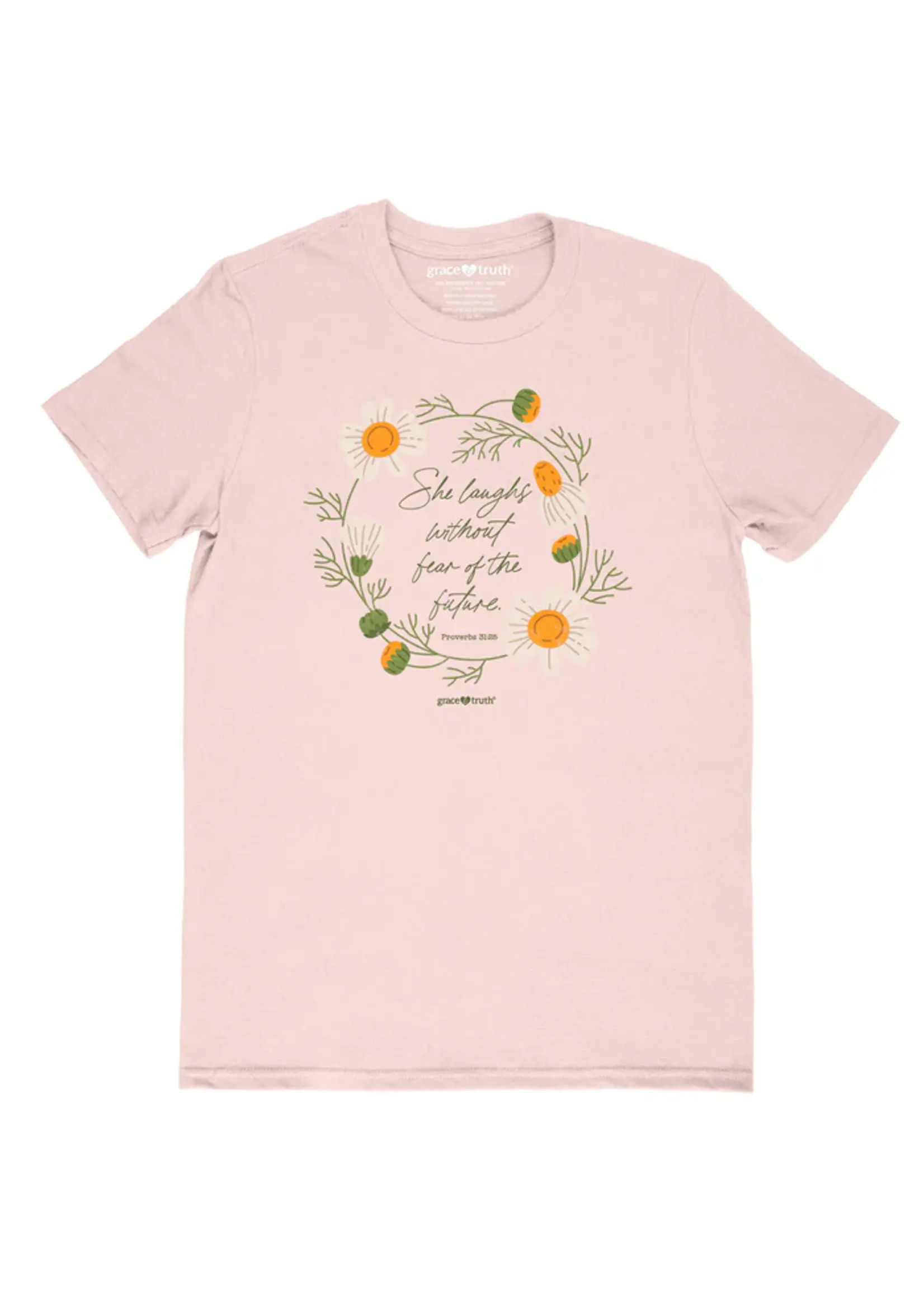 Grace & Truth "She Laughs Without Fear" Women's Tee