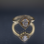 SJ Custom Jewelers 14k Yellow Gold Diamond Engagement Ring