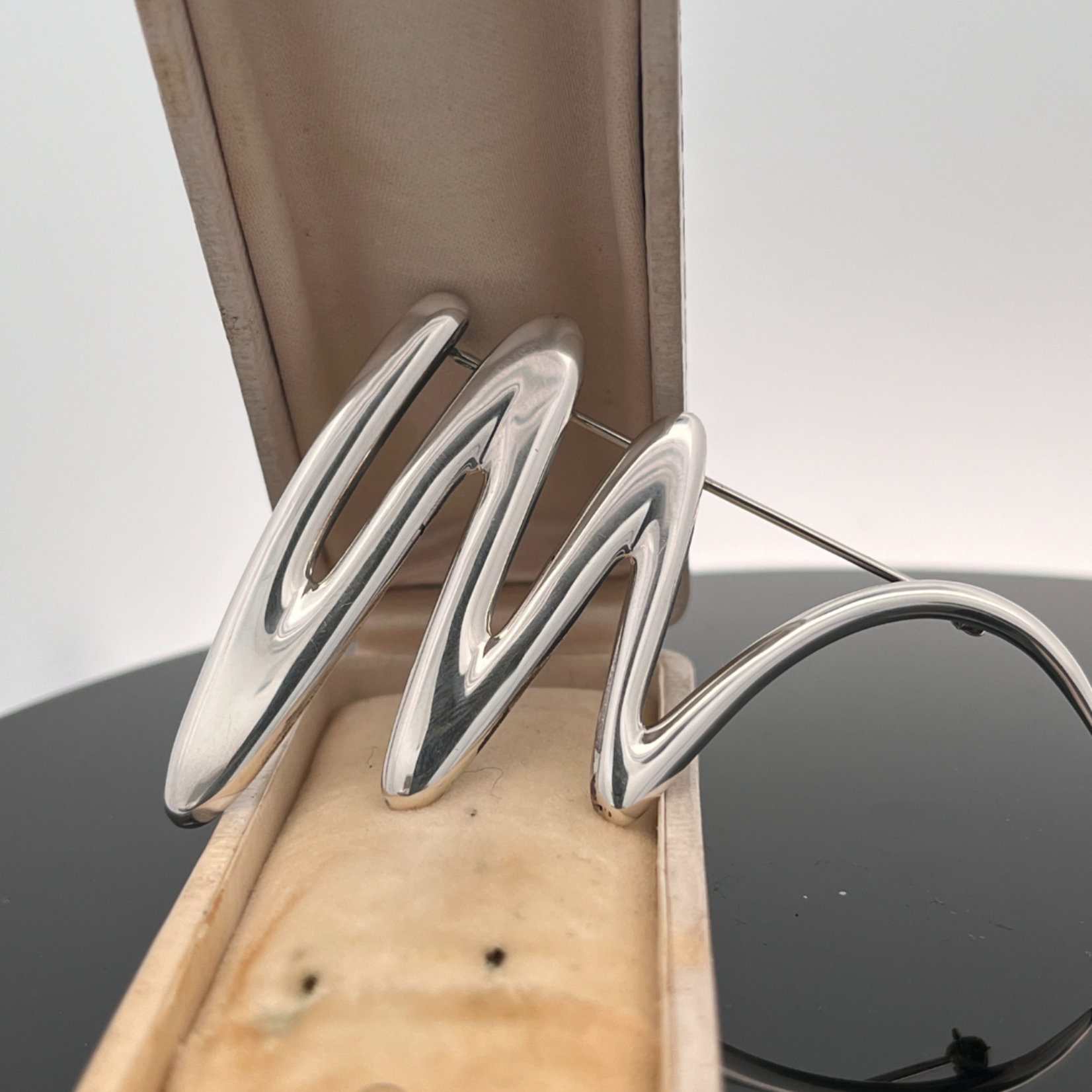 SJ Custom Jewelers Vintage Paloma Picasso for Tiffany's Sterling Silver "Zig Zag" Brooch