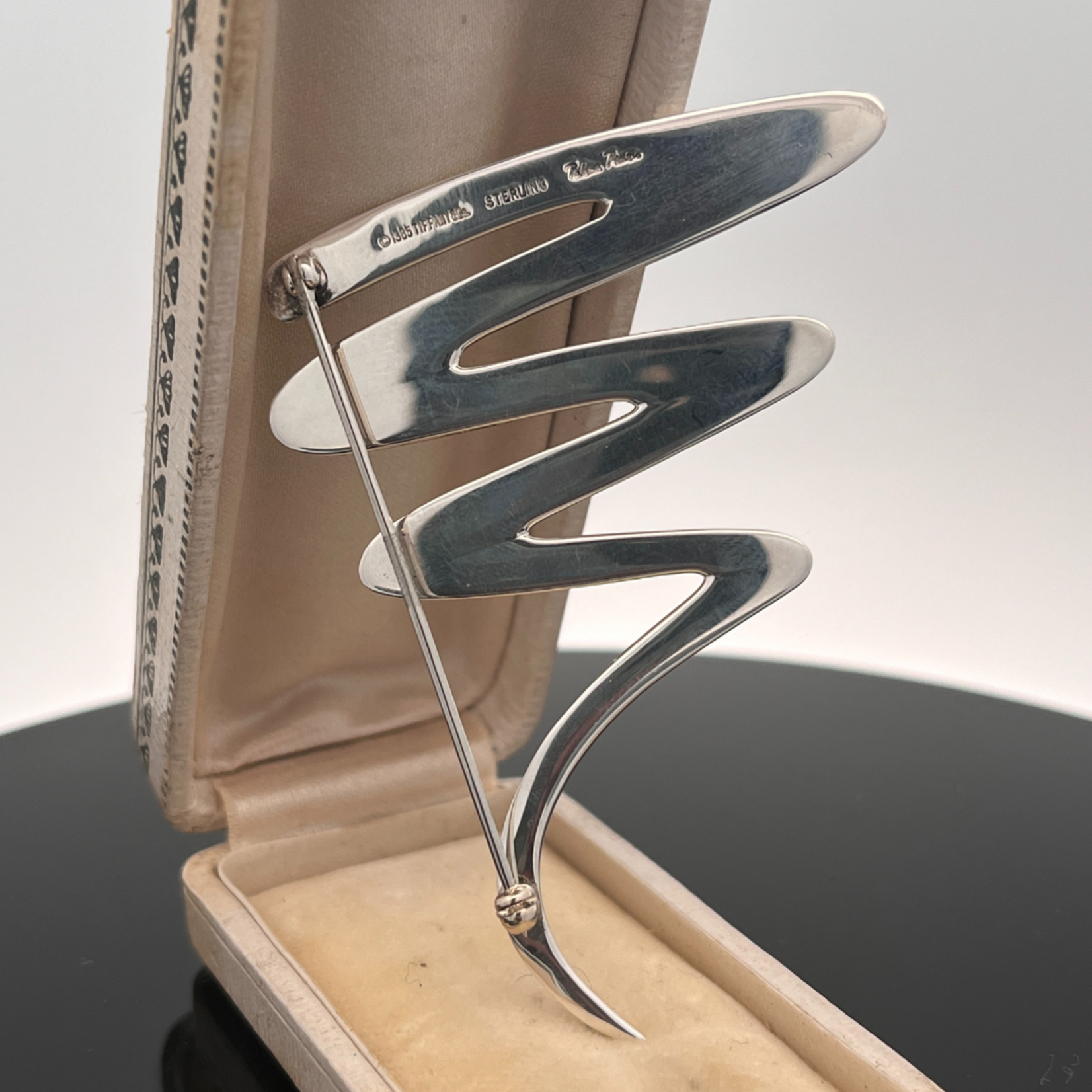 SJ Custom Jewelers Vintage Paloma Picasso for Tiffany's Sterling Silver "Zig Zag" Brooch