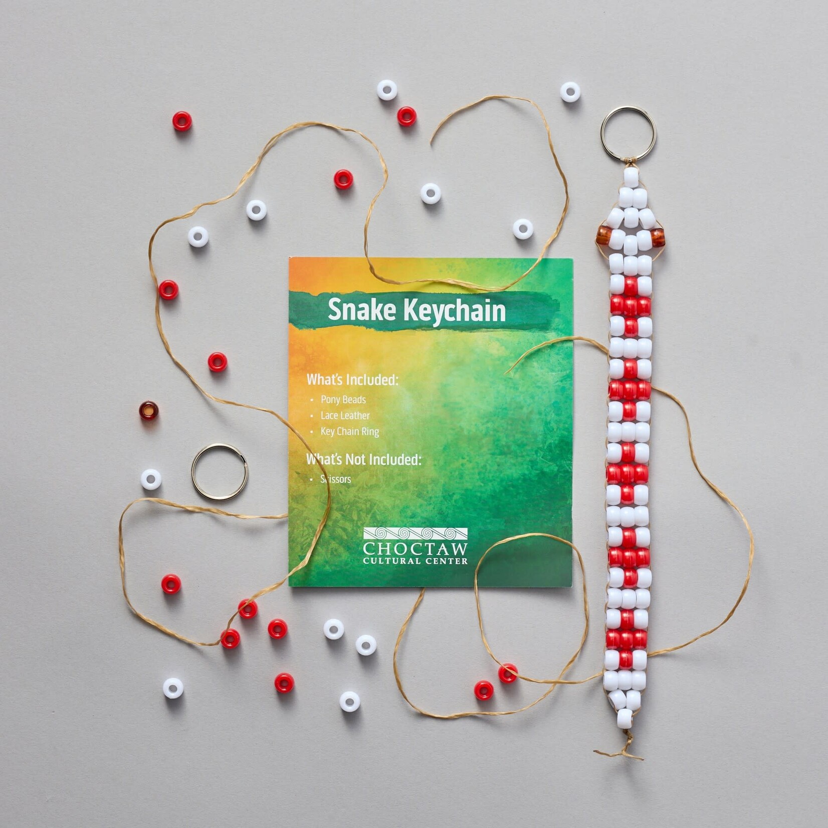 Beaded Snake Keychain Cultural Kit