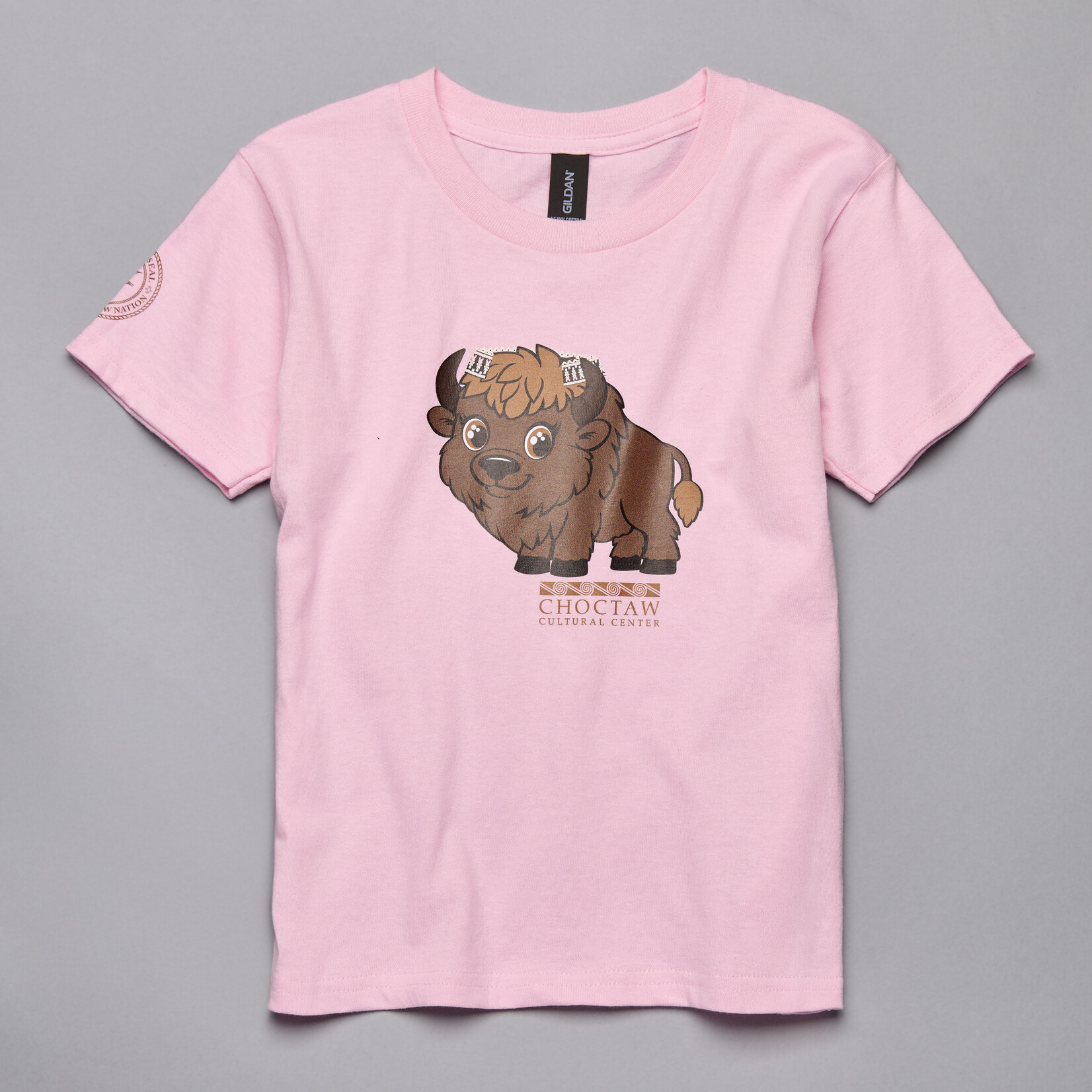 Bison Kids T-shirt - Pink