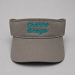 Chahta Ohoyo (Choctaw Women) Visors Teal & Grey