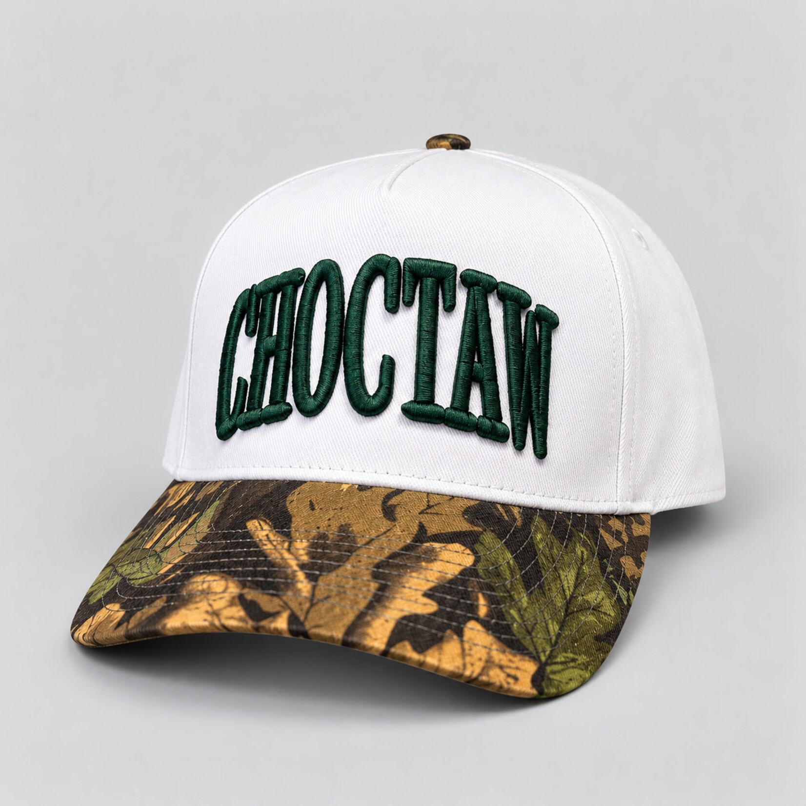 CHOCTAW Baseball Cap Tan & Camo - Snapback