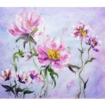 Printed Painting Peony II