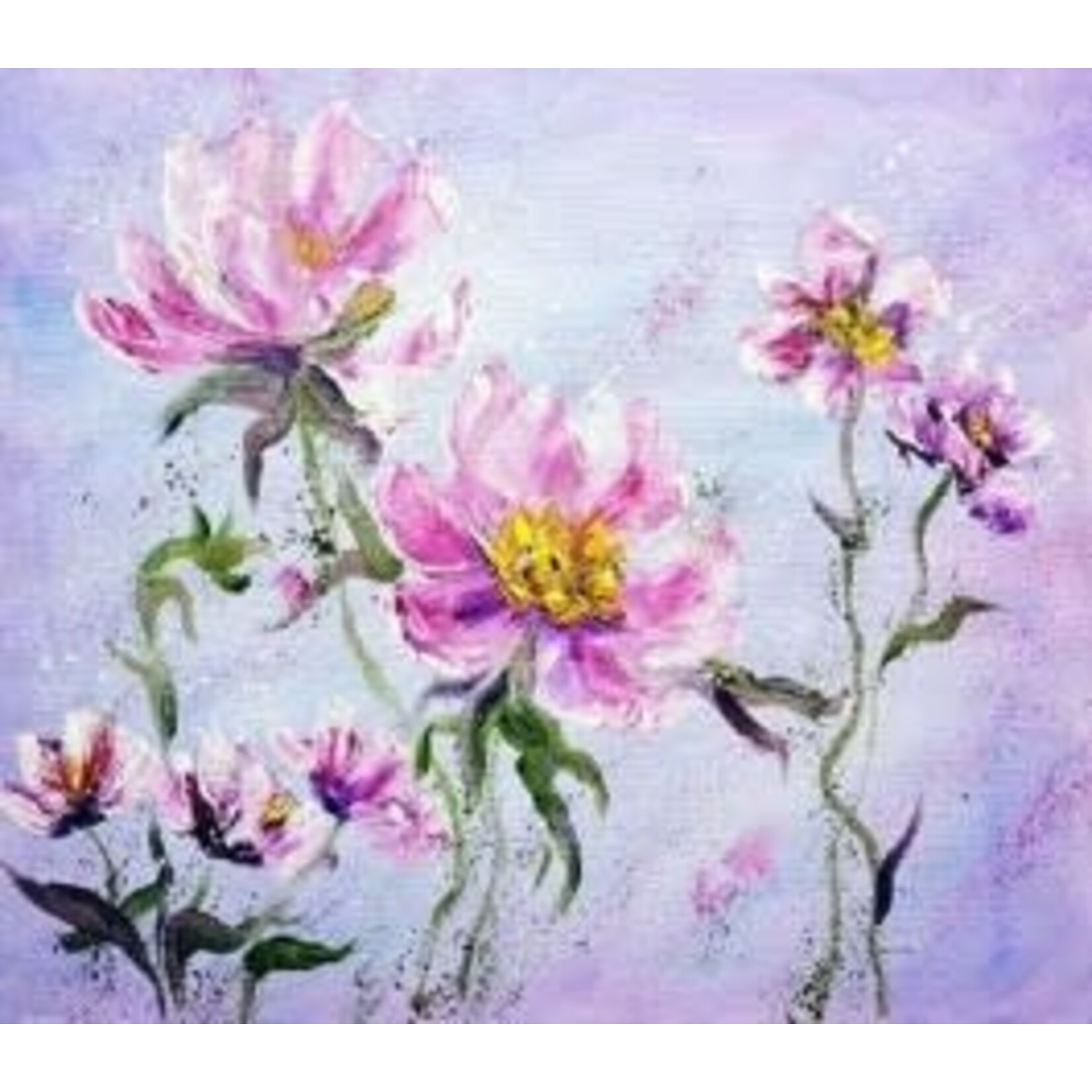 Printed Painting Peony II