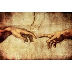 Printing Creation Of Adam By Michelangelo
