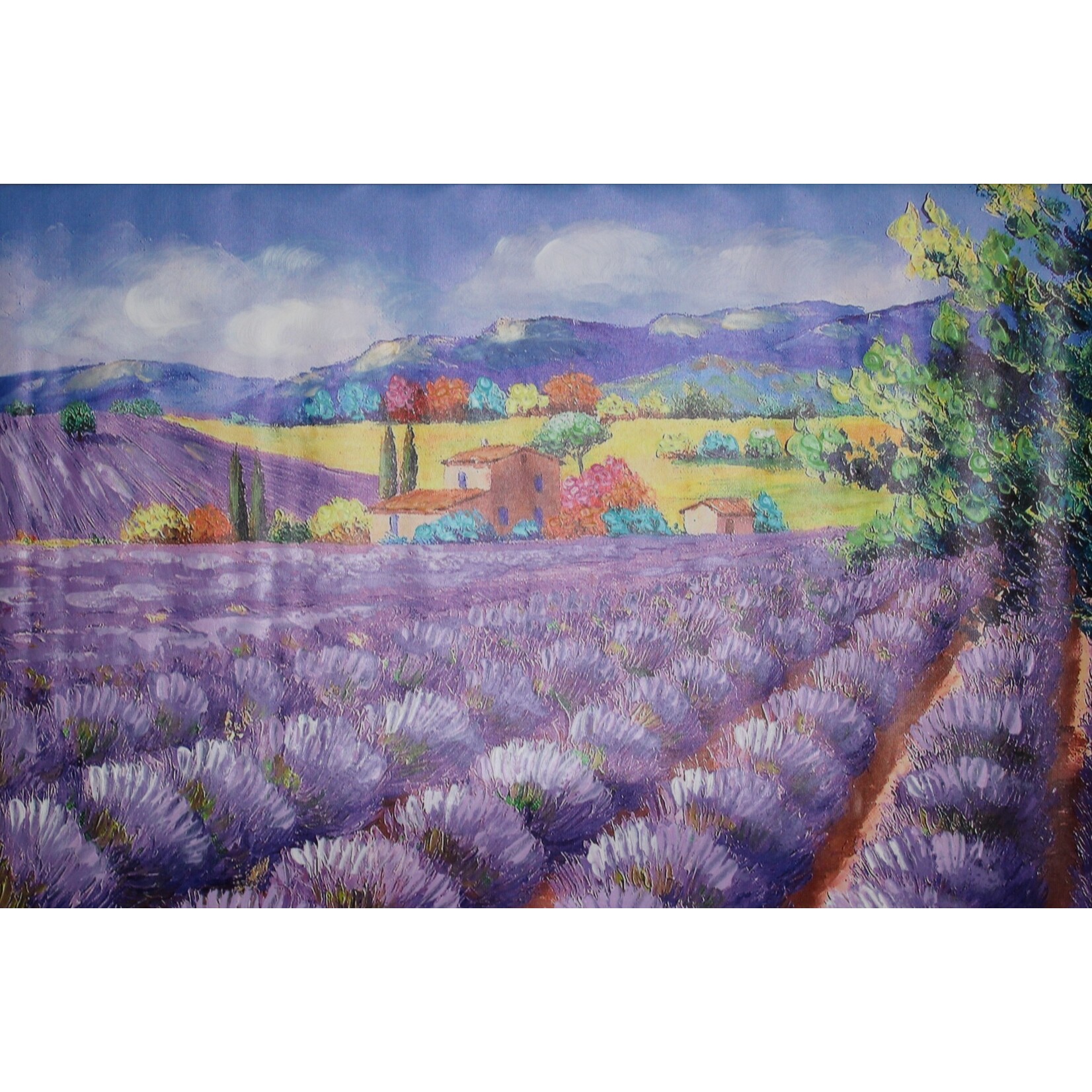 Printed Painting Field Vista