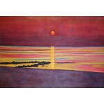 Oil Painting Sunset By Felix Vallotton