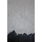 Oil Painting Modern Black and White Abstract II