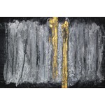 Oil Painting Abstract Thick Texture Grey II
