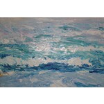 Oil Painting Waves By Samuel Peploe