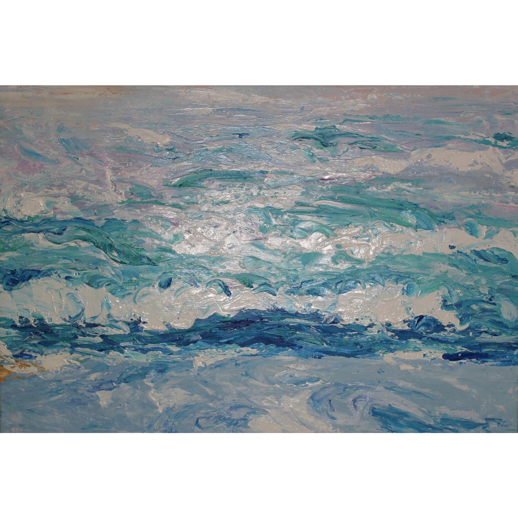 Oil Painting Waves By Samuel Peploe