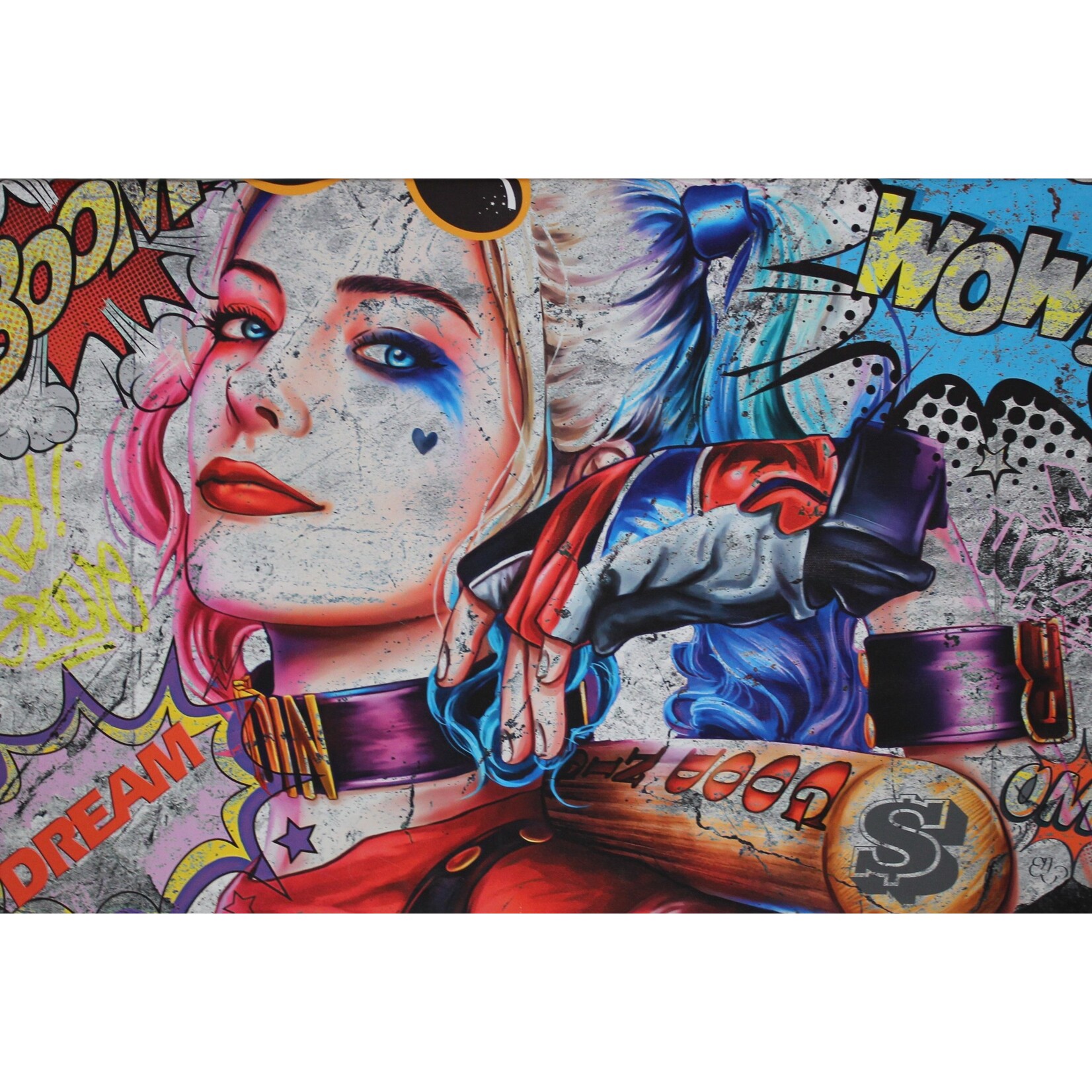 Graffiti Harley Quinn Street Pop Art