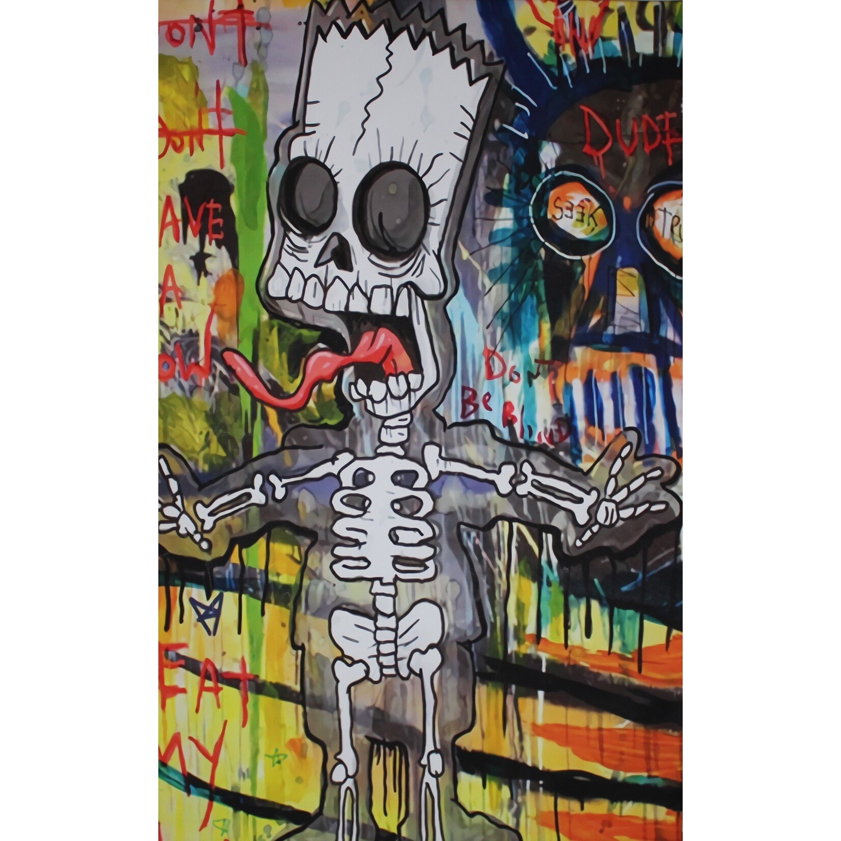 Graffiti Simpson - Skull