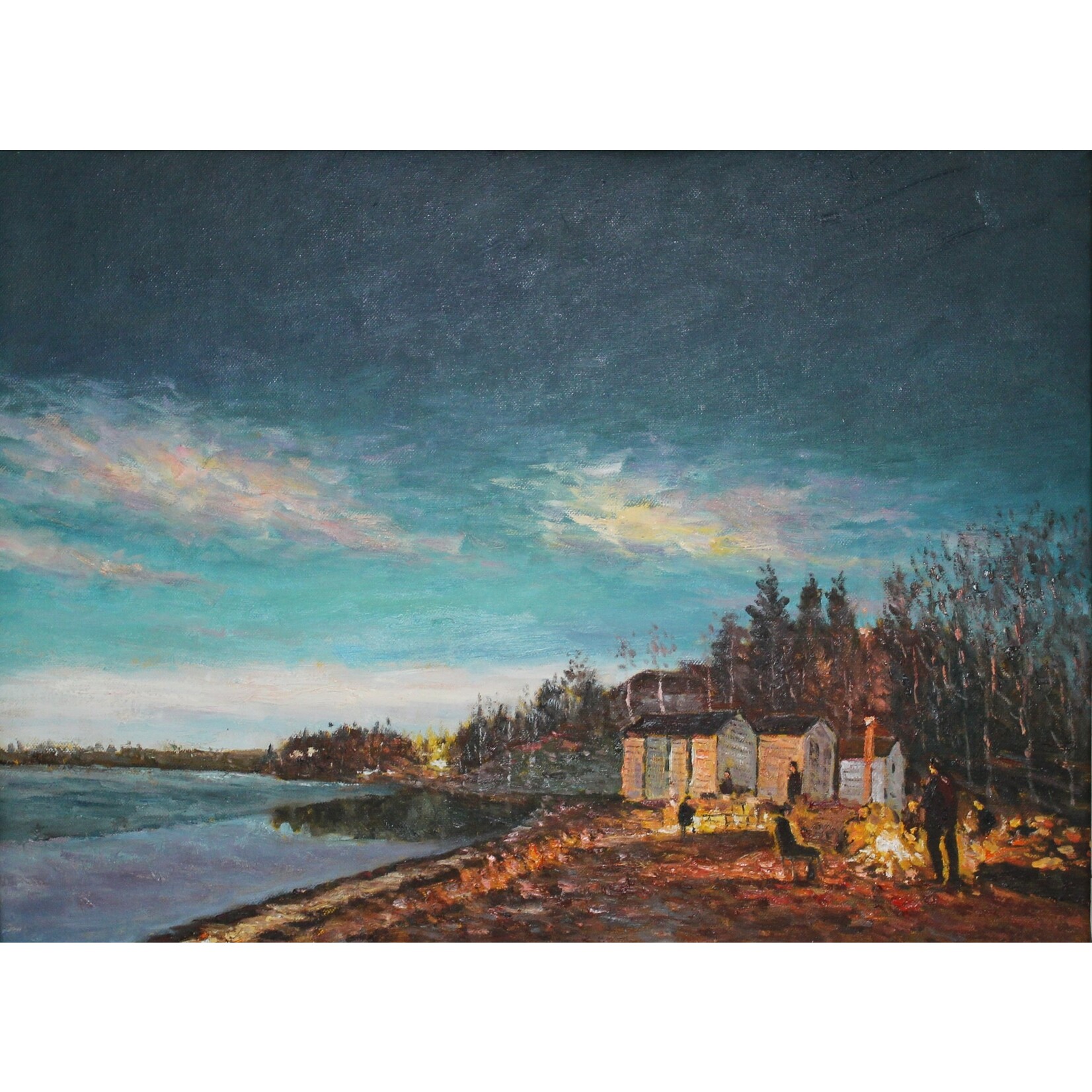 Customized Painting Elk Island National Park I