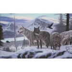 Oil Painting Cellular Coyotes