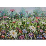 Printed Painting Assorted Flowers